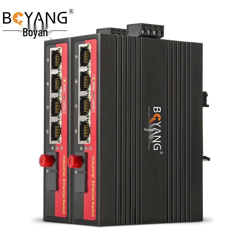 Boyang Industrial 100Mbps Fiber Optic Ethernet Converters