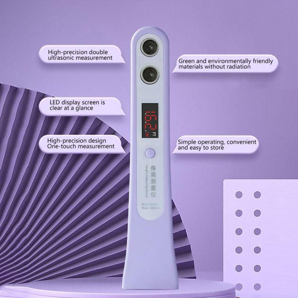 Ultrasonic Electronic Height Ruler Accurate Height Measurement Scale Children