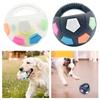 Animal Dog Toys Soccer Ball Durable Teeth Grinding & Training Interactive Squeaky Pet Football TPR with Handle