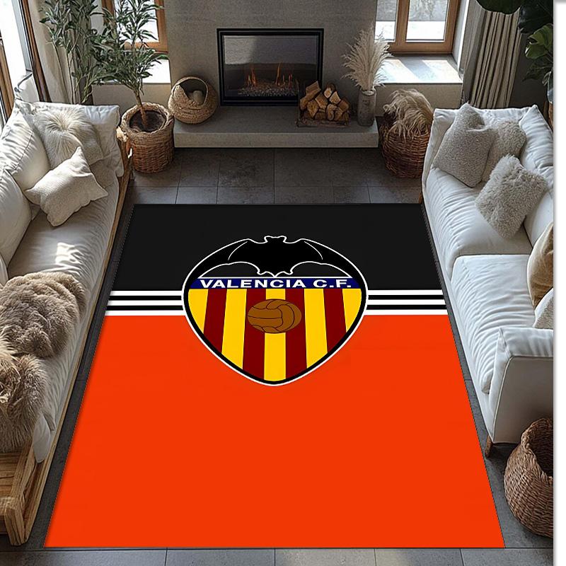 Коврик Valencia CF с принтом из хрустального велюра, Мягкий противоскользящий влаговпитывающий коврик для гостиной, спальни