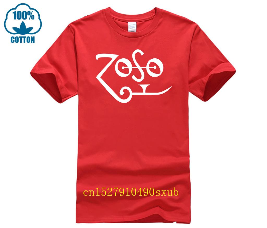 Jimmy Page Zoso Logo Tshirt Man And Woman Tee
