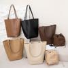 Genuine Leather Women's Bags  Light Luxury Niche Bucket Bags  New Tote Bags  Large Capacity  Women's Versatile Commuter Shoulder Bags