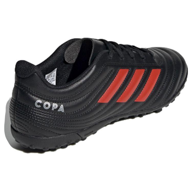 adidas Copa 19.4 Круглый носок На шнуровке Профессиональные TF (Резиновые шипы) Искусственный газон на твердом грунте Нескользящие Футбольные бутсы Мужские Футбольные бутсы Черный Красный F35482
