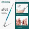 MR.GREEN Cuticle Nippers Gorgeous Colorful Cuticle Scissors Nail Manicure Clippers Trimmer Dead Skin Remover Cutters Beauty Tool (MR-1050)