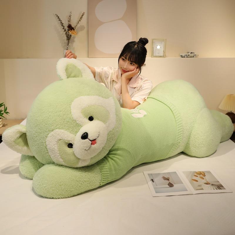 Large Sweater Cute Raccoon Pillow Plush Toy Doll Party Raccoon Doll Girl Soothing Rag Doll