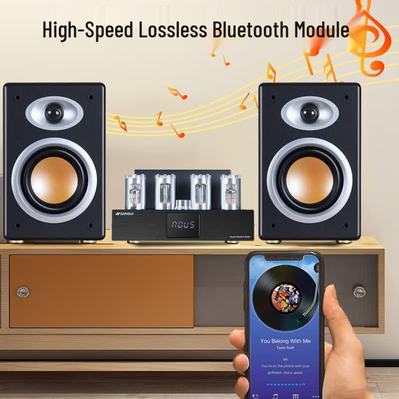 SANSUI M2 HIFI Ламповый усилитель CD/DVD Bluetooth Акустическая система (Китайская версия)