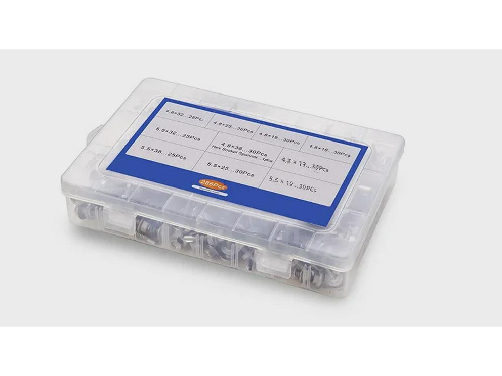 Набор шестигранных сверл и винтов с пазом под ласточкин хвост из нержавеющей стали 410 для цветной стальной плитки