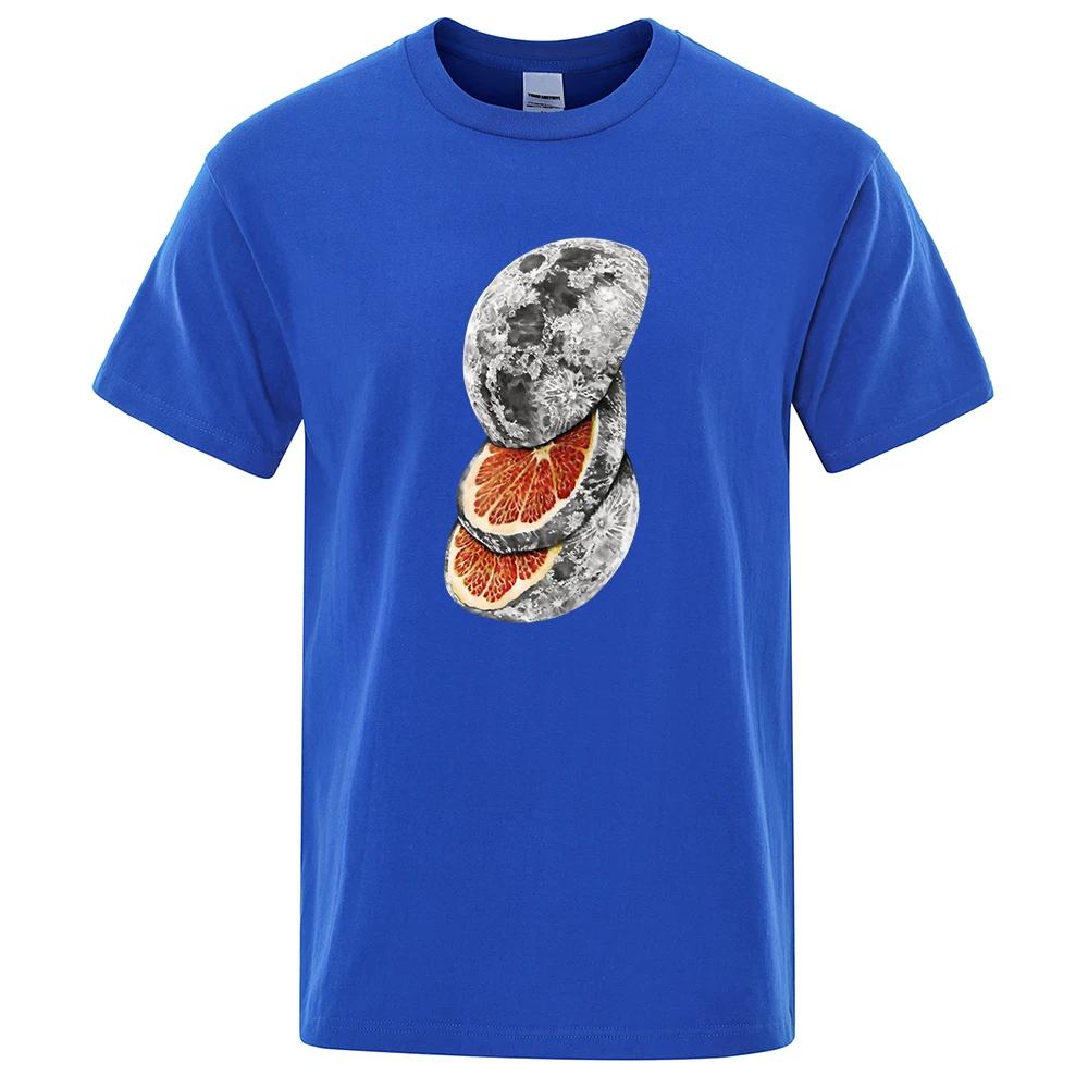 Sliced Planet Fruit Brand T-Shirts UnisexFashion Breathable Clothing Summer Cotton Tshirt Hip Hop Loose Oversized T-Shirt