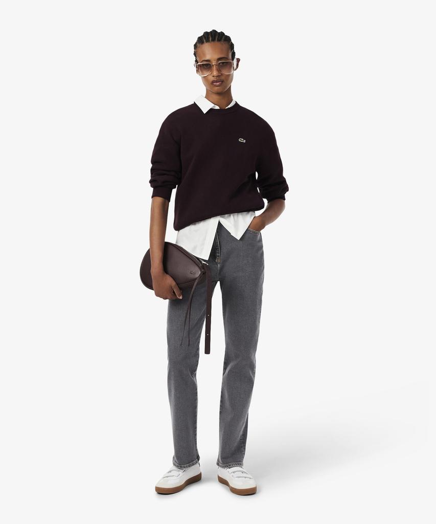 LACOSTE Women'S Straight Denim Pants Hf6800-56N 0L5