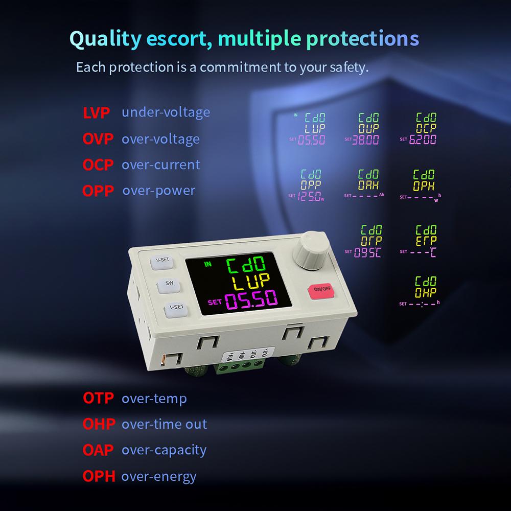 60W/120W CNC DC step-up/step-down converter, DC6-36V adjustable regulated power supply, solar charging module