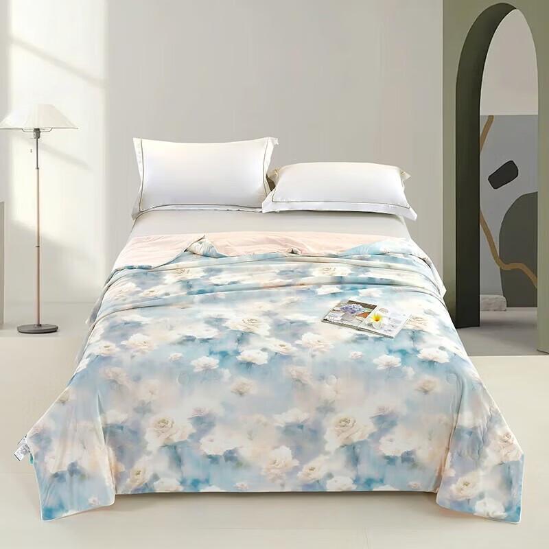 Мягкое волокнистое одеяло Jellyat Clear Spring Dream