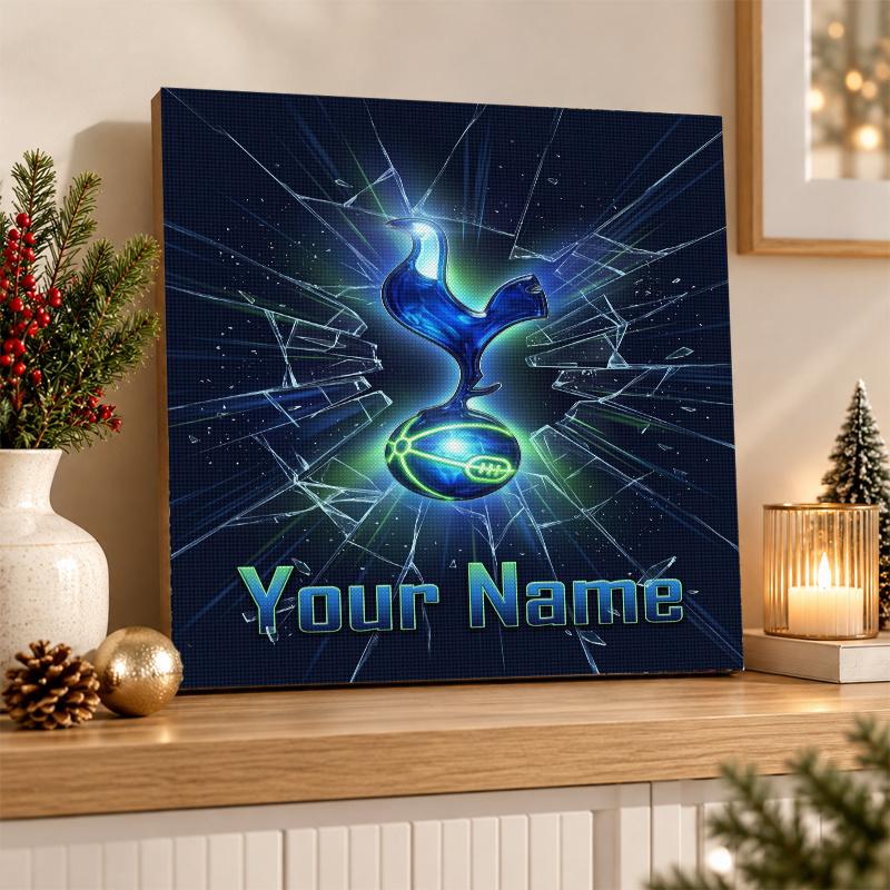 Tottenham Hotspur FC Custom Name Text 5D Diamond Painting Kit DIY Full Drill Diamond Art Decoration