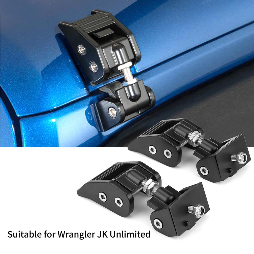 2 шт. Комплект фиксаторов замка капота для Wrangler JK Unlimited 2007 2017