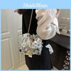Блестки Модный Дизайн Женская Сумка-Ведро на Цепочке через Плечо с Кисточкой