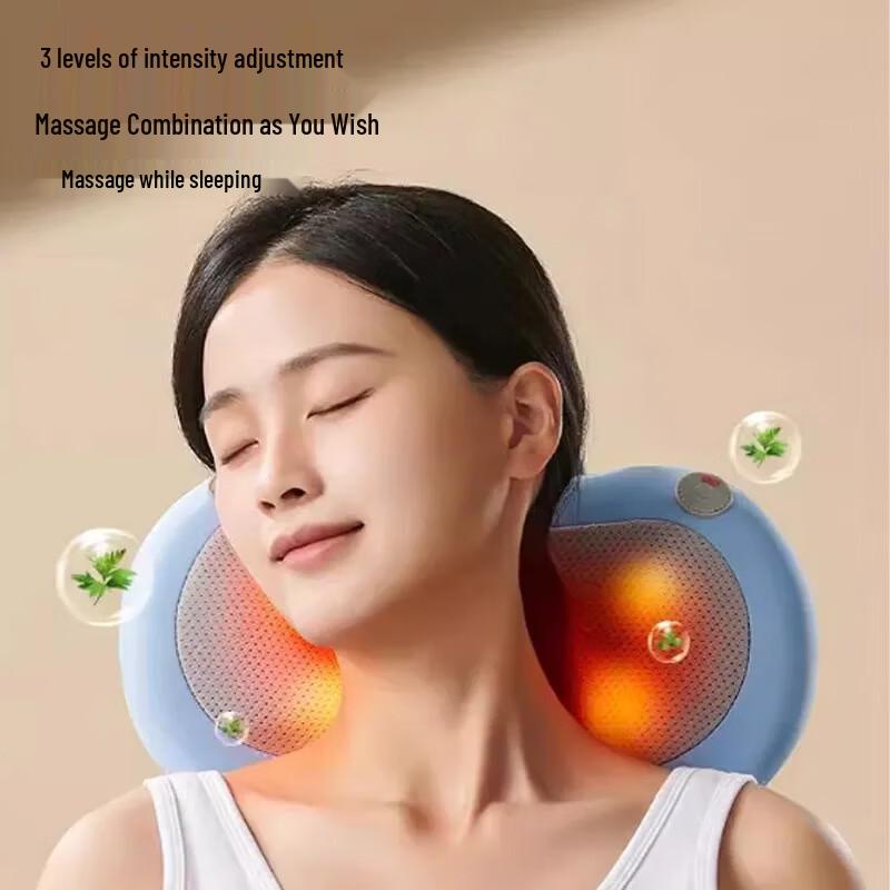 AUX Neck and Back Shiatsu Massager Pillow