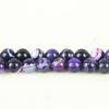 10mm Round Purple Stripe Agates Onyx Loose Beads Women Girls for Jewelry Making Design DIY Parts Accessories Natural Stone