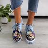 Vulcanize Shoes Sneakers Women Shoes Ladies Floral Print Lace Up Fashion Platform Casual Shoes for Women Zapatillas Mujer