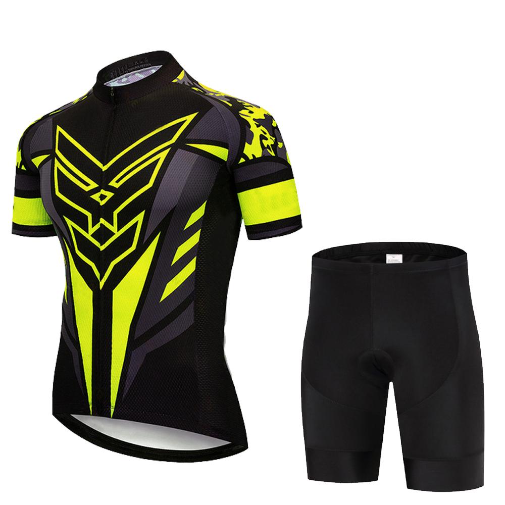 2026 NEW Cycling Jersey Set Summer Short Sleeve Breathable Men's MTB Bike Cycling Clothing Maillot Ropa Ciclismo Uniform Suit