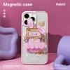 Матовый магнитный чехол Zhitai для iPhone 15 Pro, 14 Pro Max и 12; Совместимо с магнитными креплениями, женская версия.