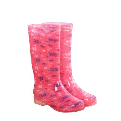 Женские модные ПВХ выше колена высокие прозрачные резиновые сапоги для женщин охотничьи водонепроницаемые резиновые сапоги