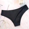 Ice Silk Seamless Mid-Waist Thong - Breathable & Comfortable Women's Panties