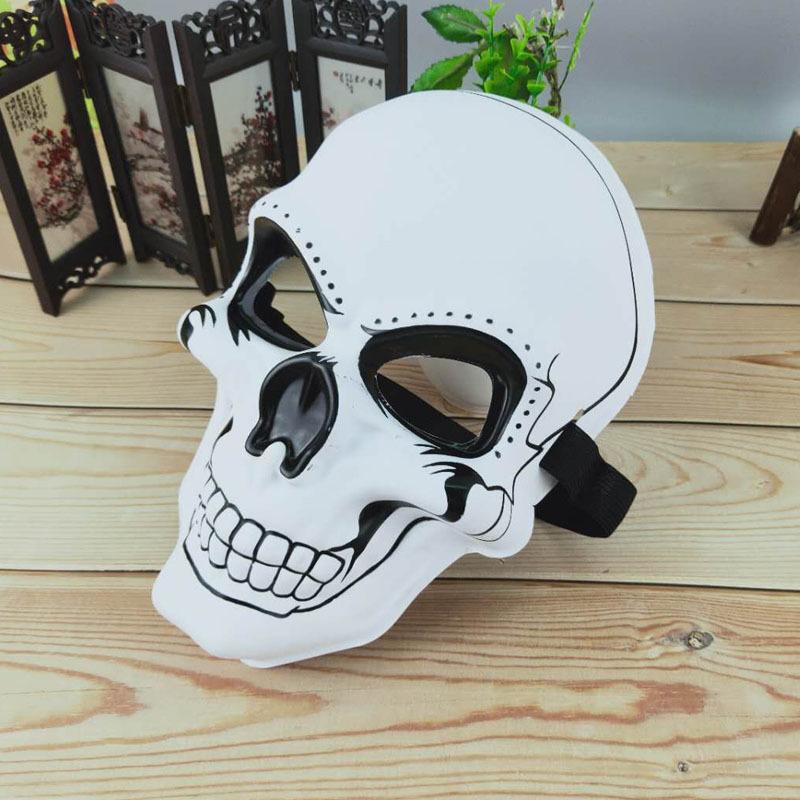 Halloween Horror Mask White Skull Masquerade Holiday Party Performance Mask