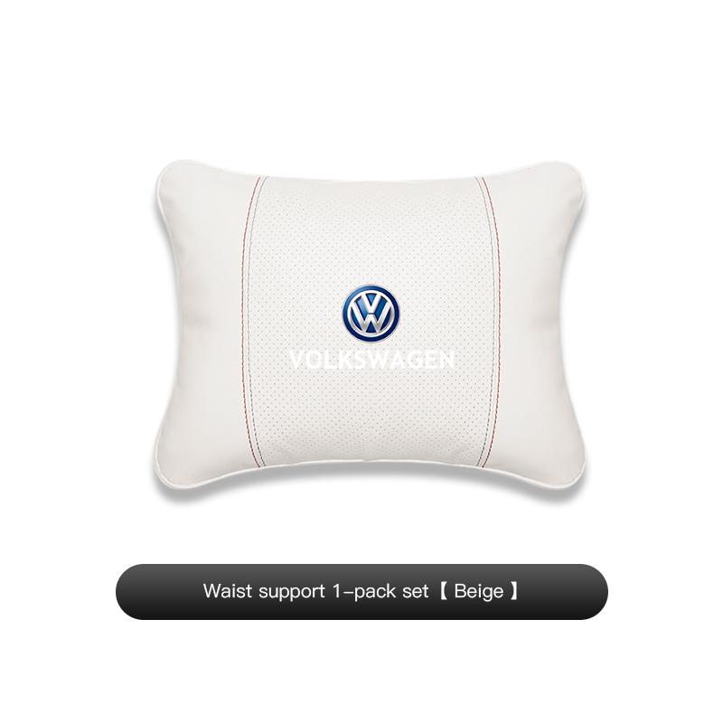 2026 Горячий Для Volkswagen VW 2025 Для Volkswagen VW Golf Amarok T5 ID3 T-Cross Jetta T-ROC Замшевая Автомобильная Подушка на Шею Подголовник Поясничная S