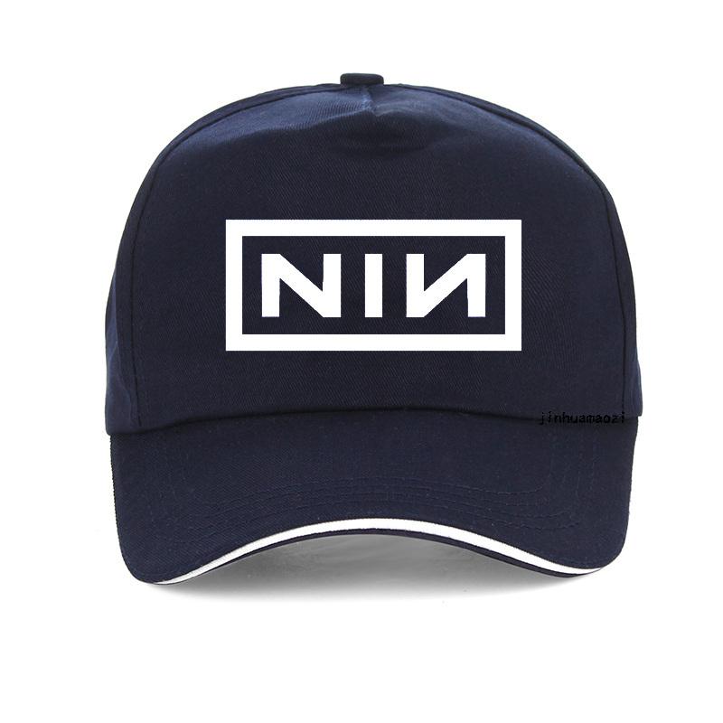 Летний Модный Козырек Для Мужчин Женщин Бейсболки Принт Nine Inch Nails Рок-группа Шляпа Унисекс Кость Регулируемая Snapback Кепки Gorras