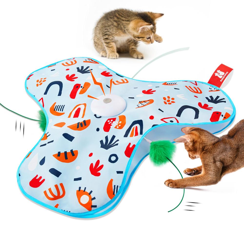 Electric Hide and Seek Cat Toy Motion Activated Interactive Cat Toys  Relieving Boredom