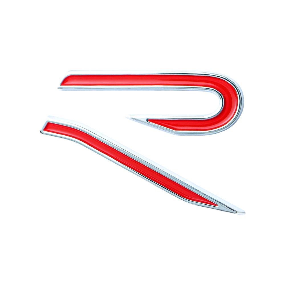 AABIR1 Car Emblem Side Body Tail Trunk Decoration ABS Stickers For Volkswagen VW New R Golf Tiguan Blue Motion Passat Polo Jetta Beetle