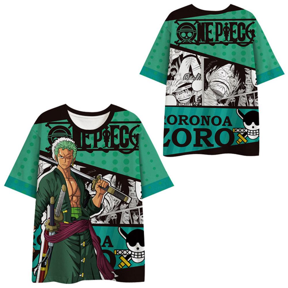 ONE PIECE футболка для мужчин и женщин летняя одежда фитнес O-образный вырез аниме мужская футболка для мужчин большие размеры новые мужские футболки топы