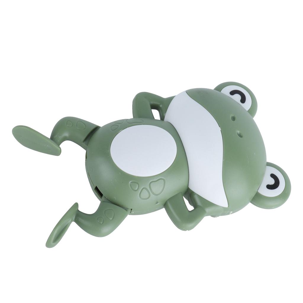 Baby Bath Toys Clockwork Swimming Cute Frogs Floating WindUp Bathtub Toys for Children(Green )