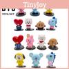 Bts Bt21 7 шт./набор Фигурки-украшения для детского монитора Топпер для торта Игрушки Подарок