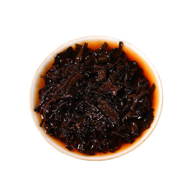 Premium Yunnan Menghai Brown Mountain Ripe Tea Puerh Cake 200g Qizi Tea Cakes