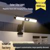 2025 Solar Garden Clip Lights: Dusk-to-Dawn, Induction, Waterproof Outdoor Wall Lighting