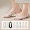 Women's Summer Thin Lace Shallow Mouth Non Slip Non Fall with Invisible Socks