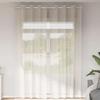 VidaXL Voile Curtains with Eyelets 2 Pcs Cream 140x300 Cm, Net Curtain, Sheer Curtain, Window Voile, 4102076