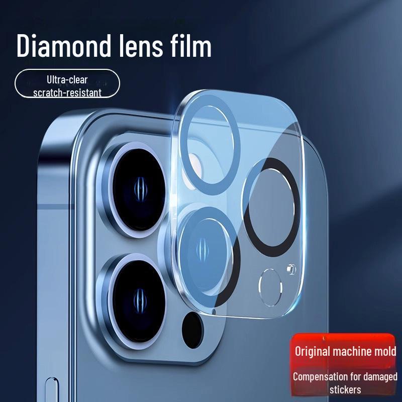 Ударопротектор линз для моделей iPhone, включая 16, 15 Plus, 14 Pro Max и 13/12 заднюю камеру