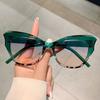 Cat Eye Vintage Sunglasses Women Brand Designer Fashion Gradient Sun Glasses Female Irregular Candy Colors