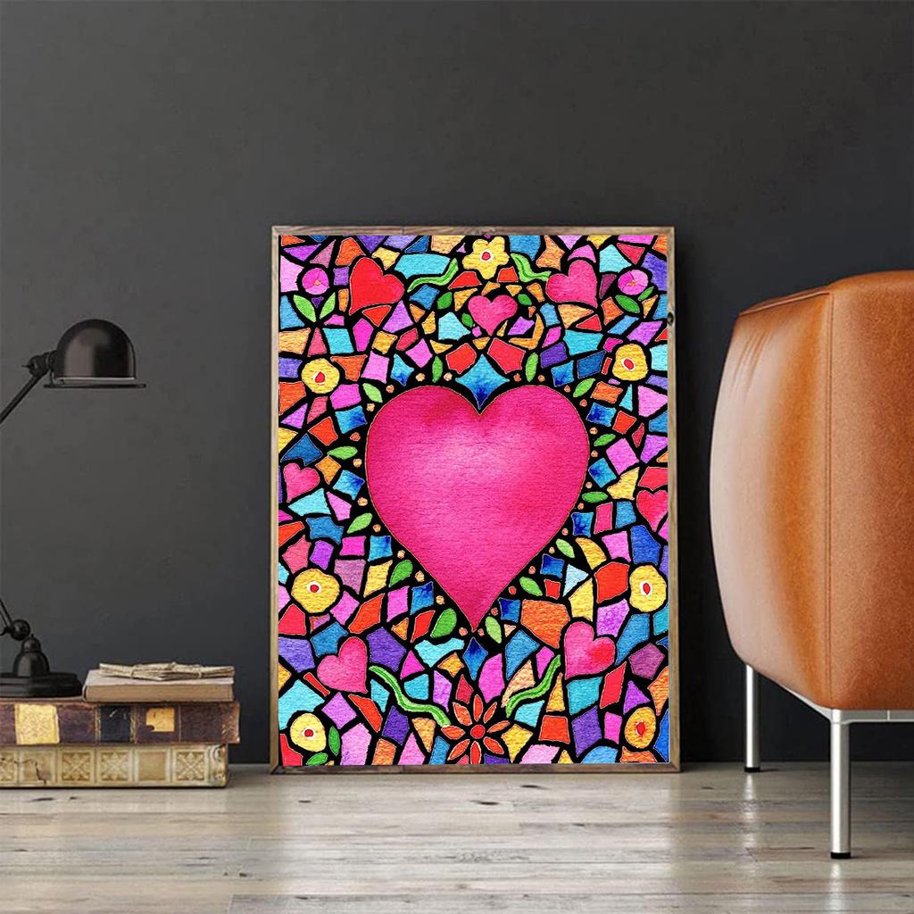 5D DIY Алмазная картина Любовь Набор для вышивки крестом Мозаика Алмазная вышивка Полный круглый/квадратный дрель Украшение дома