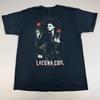 Lacuna Coil Кристина Скьяббиа Хлопковая футболка Rock 100% Мужские футболки Топ от S до 5XL 2F1255