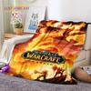 WOW, World of Warcraft  Demon Hunter, Lich King Game Flannel Blanket for Beds Bedroom Sofa Picnic,Throw Blanket Outdoor Leisure