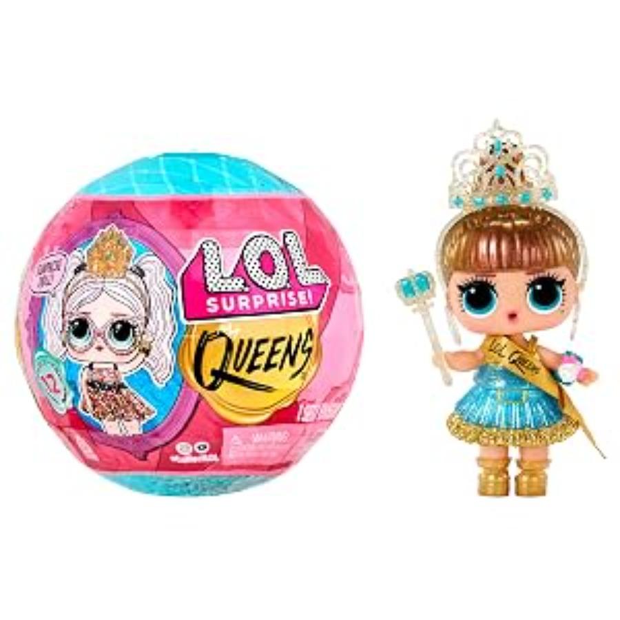 LOL Surprise! Queen Doll, 9 Surprises, Including a Doll, Outfits, and Royal-Themed Accessories—A Great Gift for Girls Ages 4 and Up