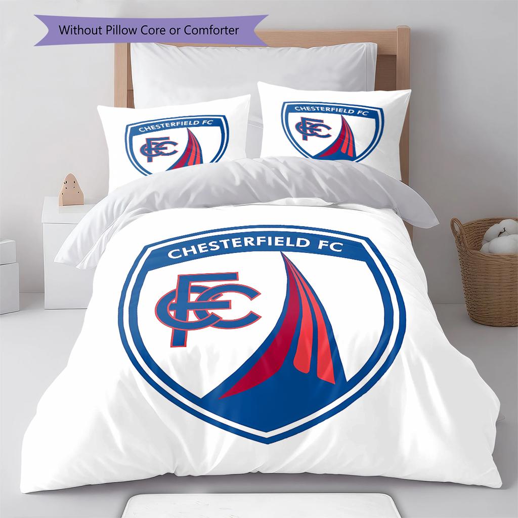 Постельное белье с узором Chesterfield F.C.C, Комплект с одеялом, Пододеяльник, Наволочка, Домашний подарок на день рождения (1 пододеяльник + 2 наволочки, без наполнителя)