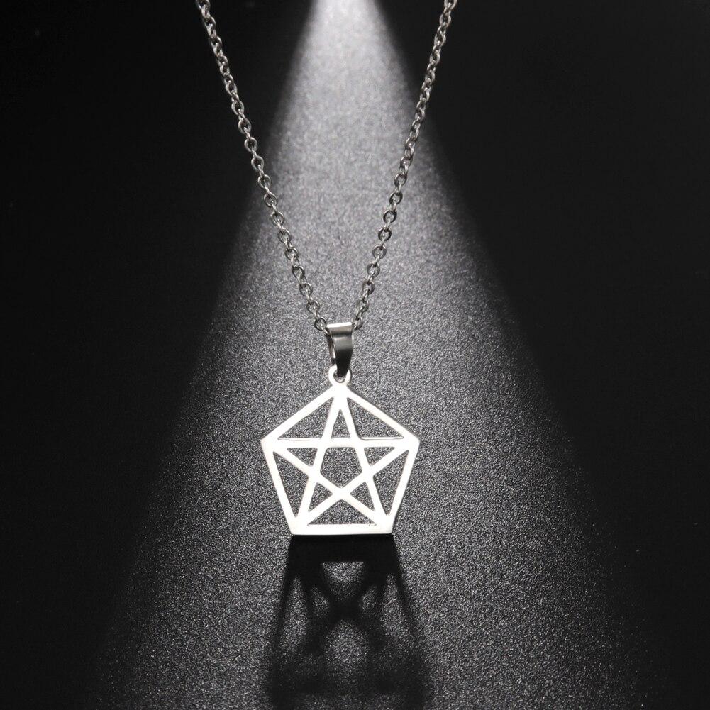 Ожерелье с подвеской в ​​виде звезды Давида для женщин, религиозная менора, Израиль, Ханука, еврейские украшения из нержавеющей стали, рождественские подарки