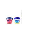 Набор бальзамов для губ Vaseline - Rosebud & Original с кисточкой для губ