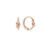 LLOYD Daily Knot One-Touch 14k Gold Earrings LOFH3038G