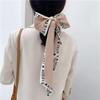 Classic French Silk Scarf: Retro Headband & Hair Ribbon for Women