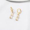 Bamboo Earrings Fashion Small Opal Bamboo Earrings Chinese Style Niche Hanfu Accessories