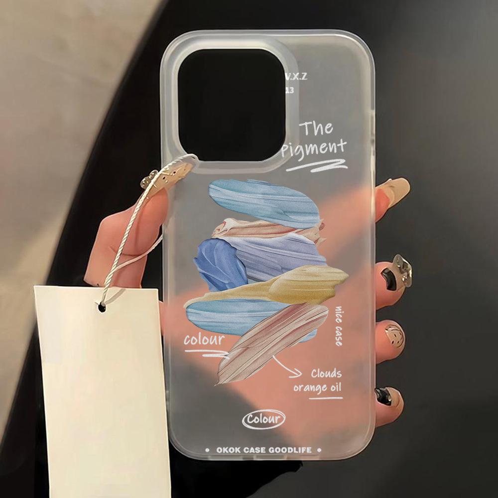 Силиконовый чехол для iPhone 13 Pro Max Funda iPhone 11 15 16 14 Plus 12 Mini 16promax 13promax Прозрачный матовый чехол с этикеткой